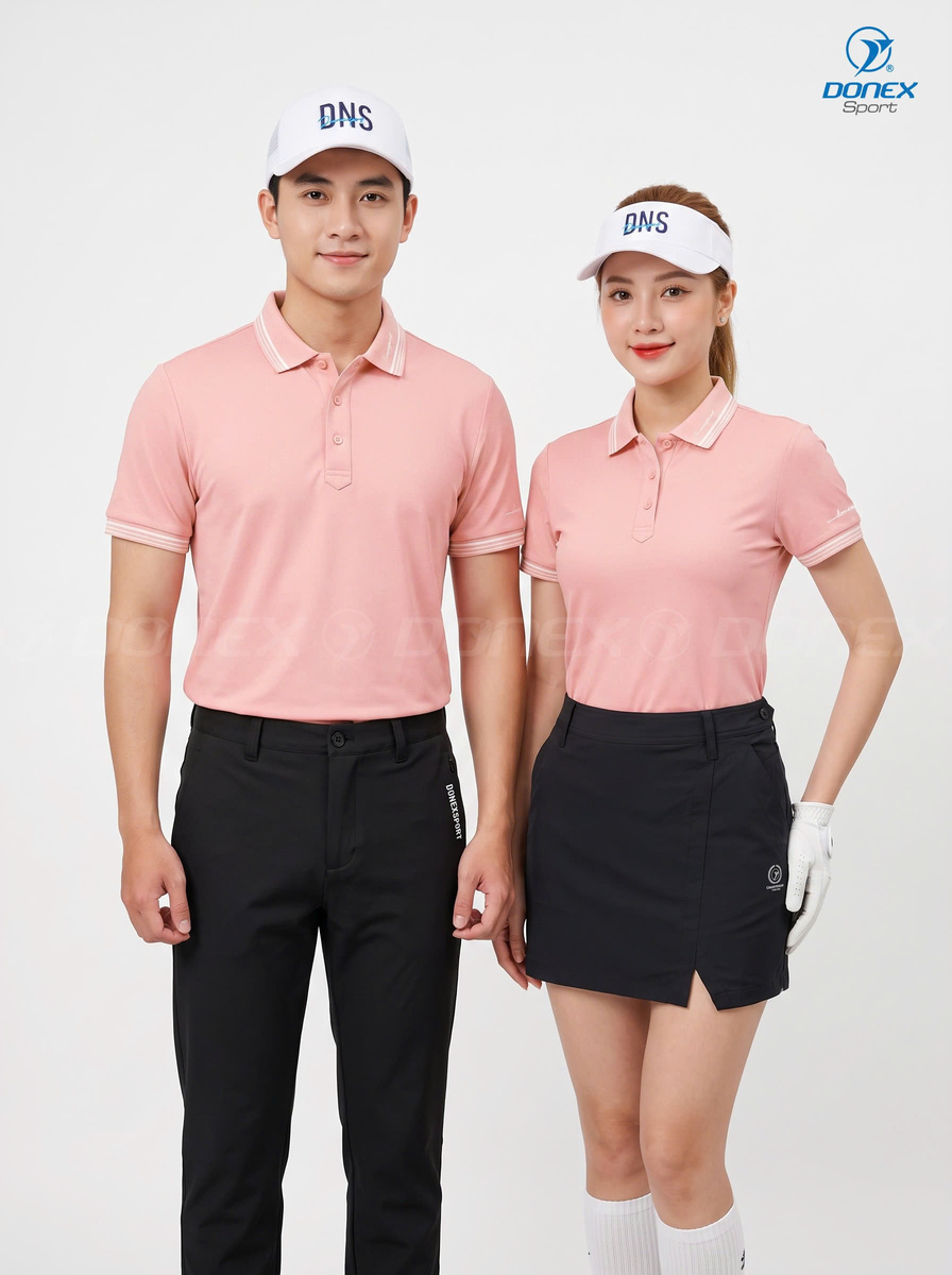 Áo thể thao nam MC-9156 Hồng phối trắng